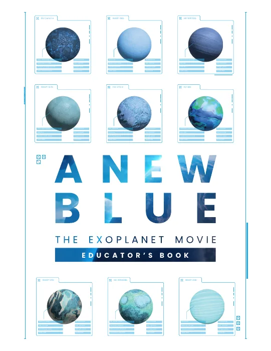 Cover of the A New Blue educator guide