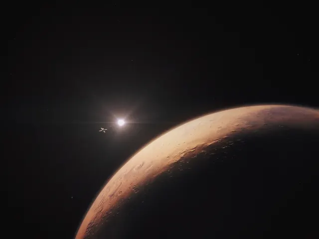 A probe arriving at Mars