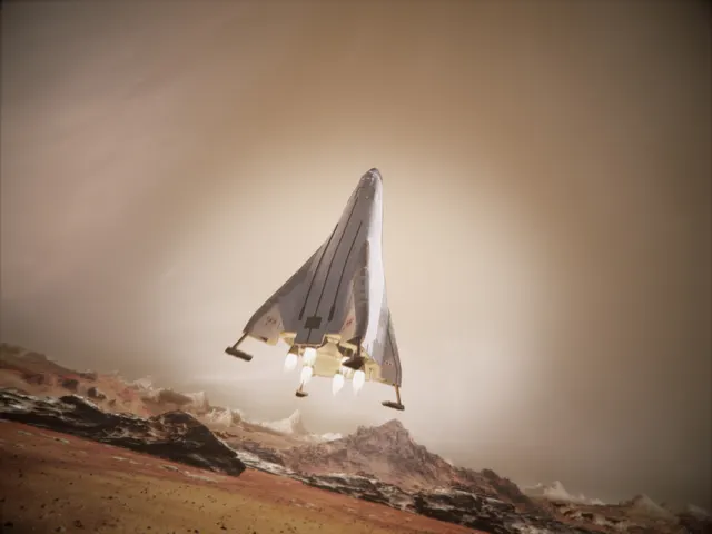 Landing on Mars